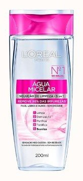 Água Micelar L'Oréal Paris Solução de Limpeza 5 em 1, 200ml