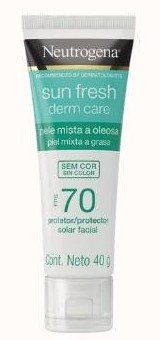Neutrogena Sun Fresh Derm Care FPS 70 - Protetor Solar Facial 40g
