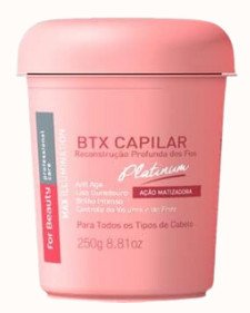 For Beauty BTX Capilar Max Illumination Platinum - Realinhamento Capilar 250g