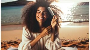 Como cuidar de cabelos cacheados no verão?