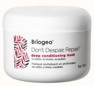 Briogeo Don't Despair Repair Hair Mask, Deep Conditioner for Dry Damaged or Color Treated Hair, 8oz