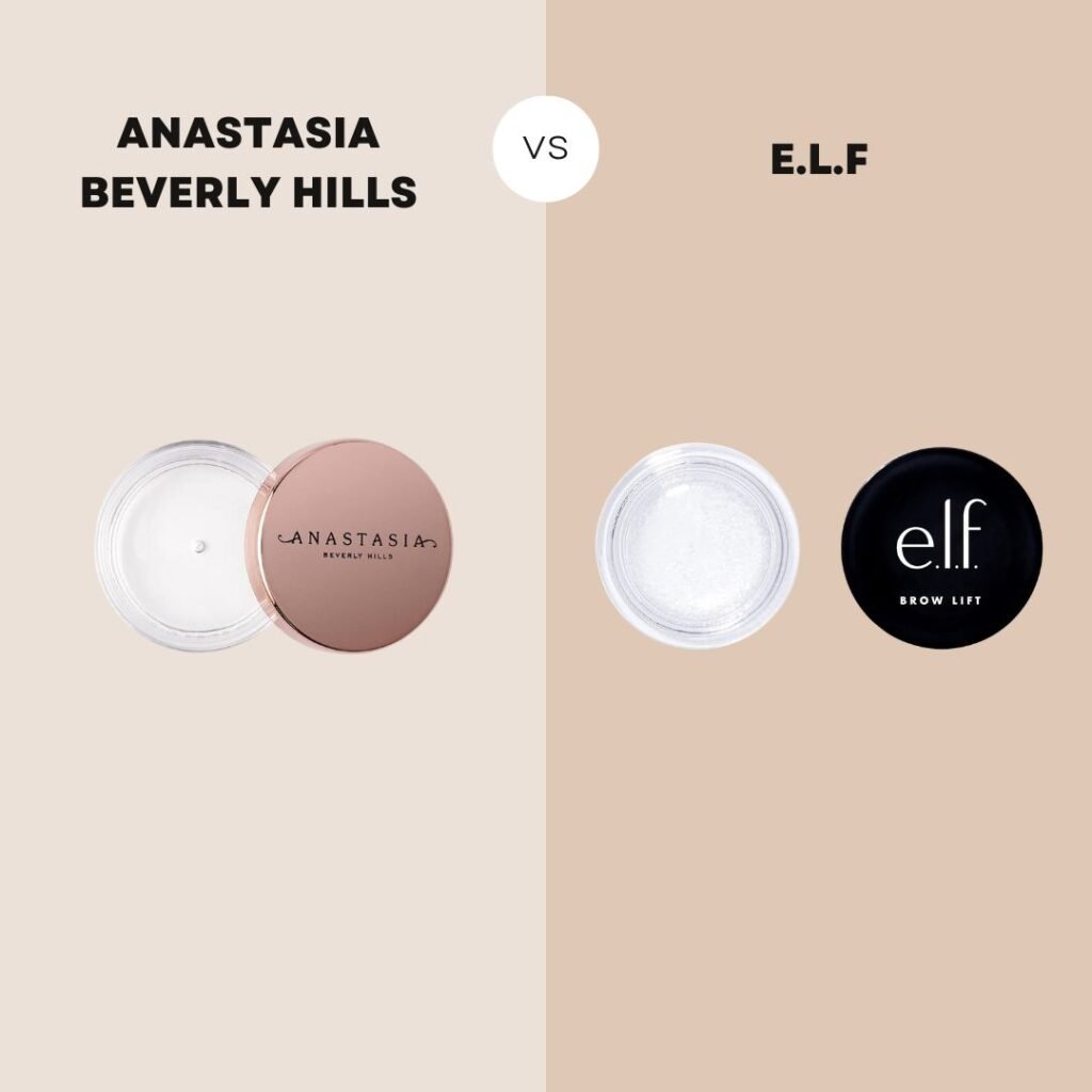 Anastasia Beverly Hills Brow Freeze vs E.L.F Brow Lift Clear