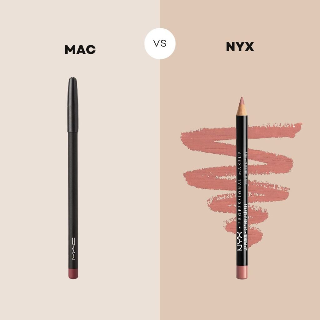MAC Lip Pencil vs NYX Lip Pencil