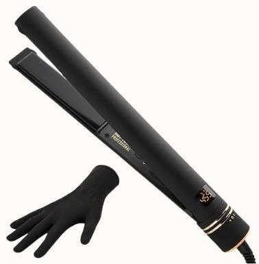 Hot Tools Pro Artist Black Gold Evolve Ionic Salon Hair Flat Iron